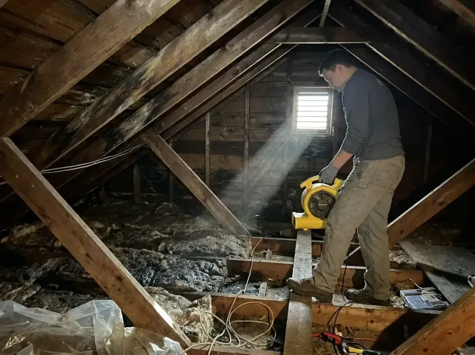 attic-water-damage-drying-proc-007 — frequently asked questions, Emergency Water Extraction & 24/7 Flood Response in Halls,…